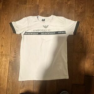 Emporio Armani White Short Sleeve Tee
